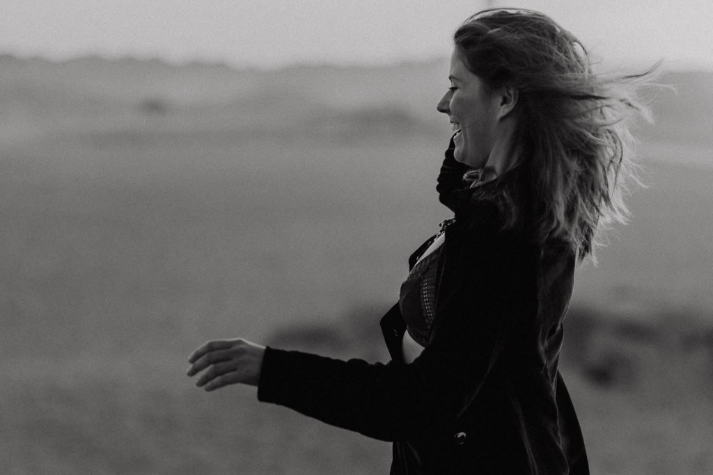 Göttinnen Shooting mit Sabrina in Canos de Meca bei Sonnenuntergang