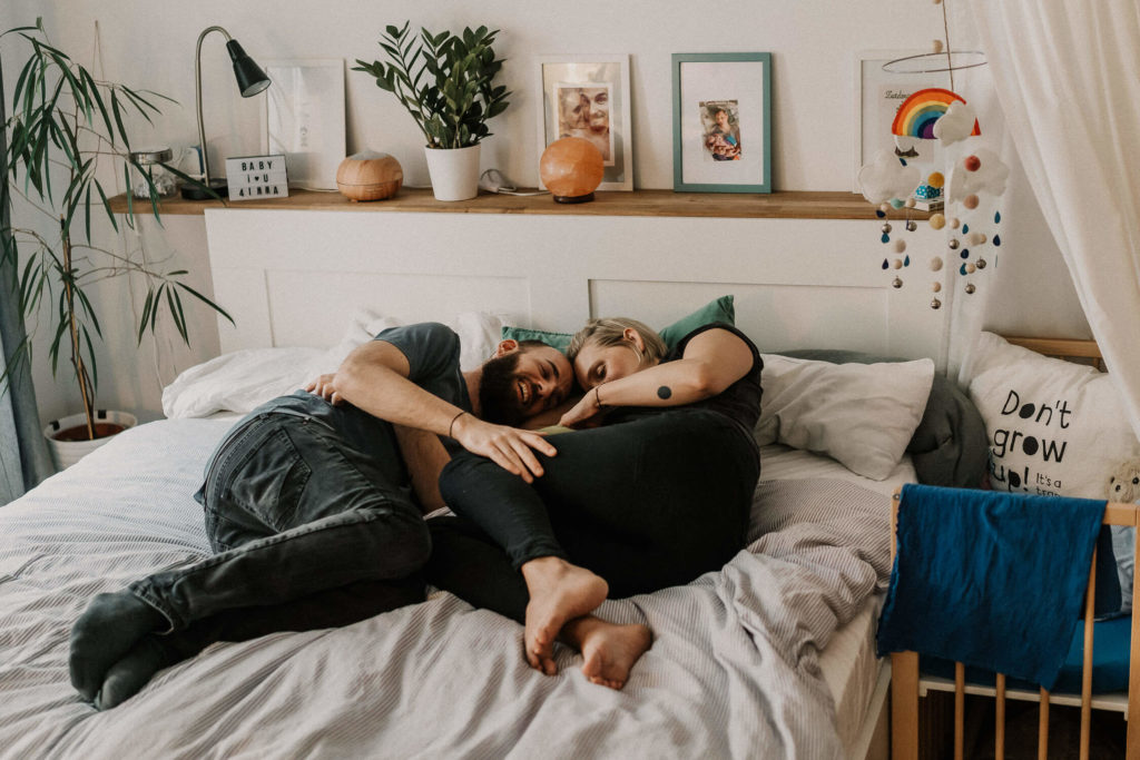 Newborn Shooting in Wiener Altbau Wohnung